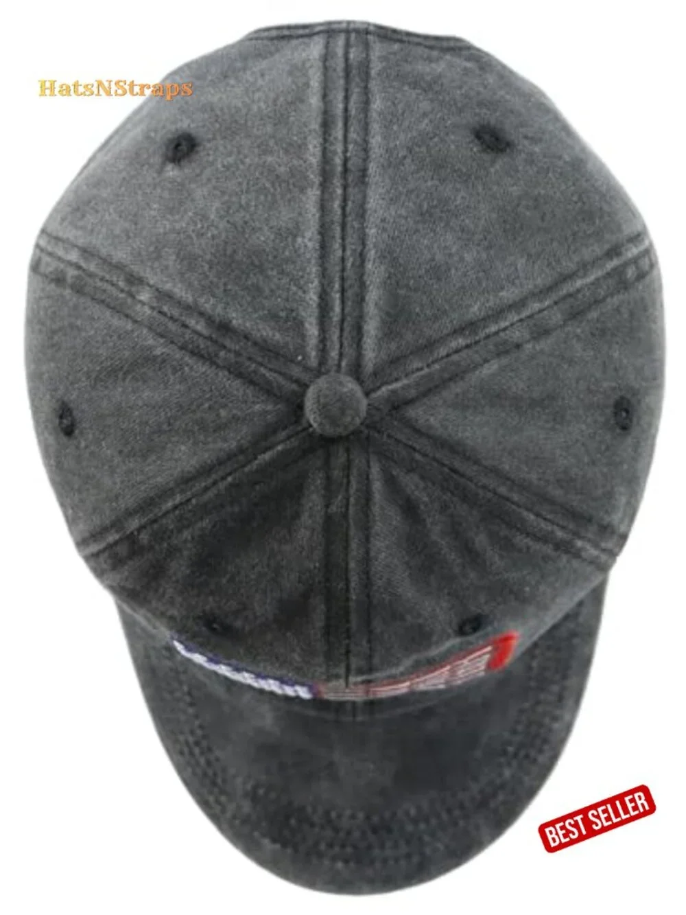 Vintage Adjustable Cotton Golfing Baseball Cap American Flag